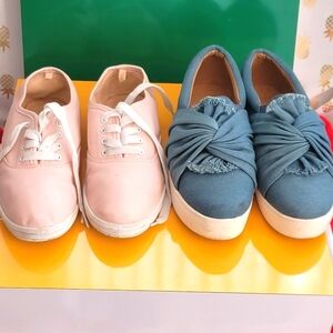 Stylish Pink and Blue  Shoes